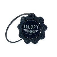 Jalopy Johnson Garage Keychain