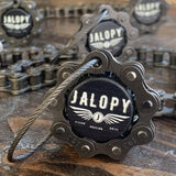 Jalopy Johnson Garage Keychain